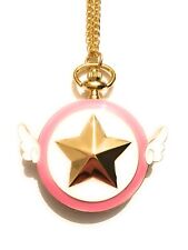 Card Captor Sakura Collana Orologio Metallo Nichel Free Tarot Clow Manga Anime