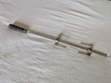 SPIEDO GIRA ARROSTO GIRARROSTO ASTA TRIANGOLARE  METALLO  55 cm TOTALE