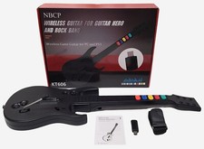 NUOVO PS3 e PC Controller Chitarra Wireless per Rock Band 3 2 1 Beatles Lego AC/DC