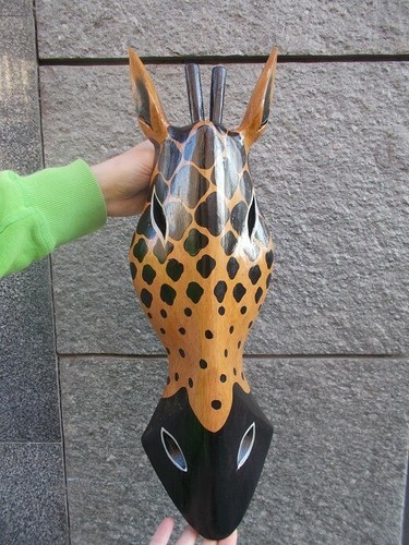 Maschera etnica legno - maschera, in