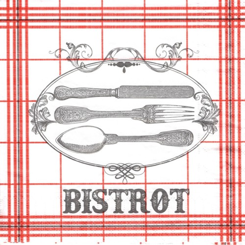 Serviettes papier bistrot - serviettes, en