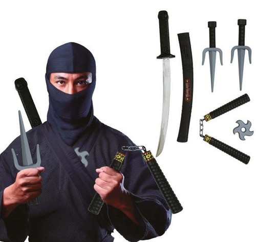 Set ninja pezzi - pezzi, in