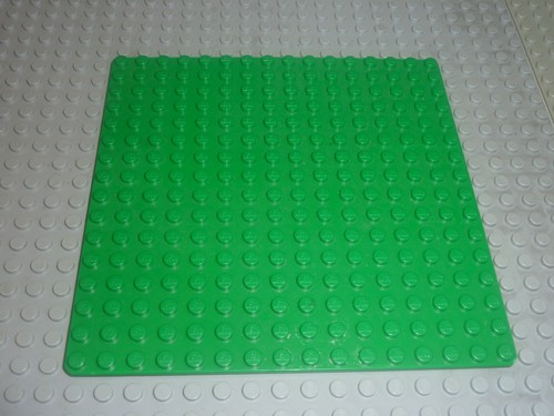 Plaque lego green baseplate - green,