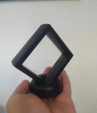 Espositore Cornice Galleggiante 3D con Base, Riutilizzabili. Set Da 2