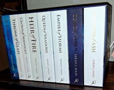 Throne of Glass Box Set Series UK White Books PAPERBACK w/ POSTER Sarah J Maas
