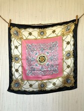 Foulard Quadrato Vintage Rosa