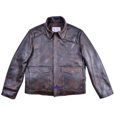 Giacca crociata pelle - in,