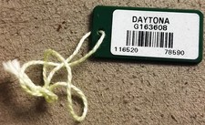 Rolex green plastig tag for