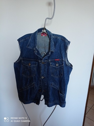 Giubbino jeans senza - senza, maniche