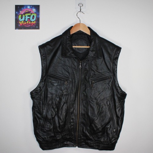 Gilet pelle prince uomo - gilet, eu54