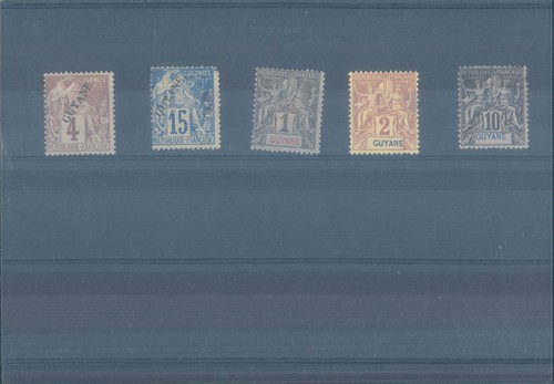 Colonie francesi guiana 1892 - francesi,