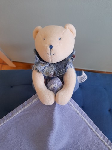 Doudou souris bleue moulin - souris,