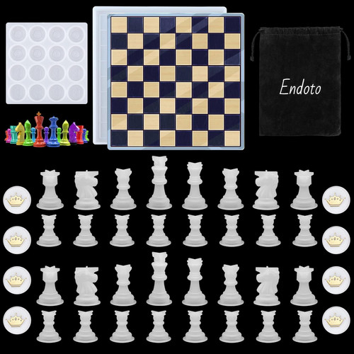 Set scacchi con scacchiera - con,