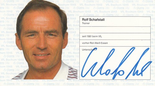 Rolf schafstall vfl - schafstall, bochum