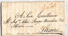 Prefilatelica, 1834 , Arezzo 