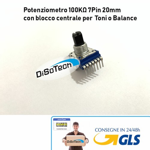 Potenziometro alps 100k 7pin - 100k,