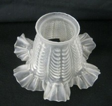 Ricambio antico Tulipe Tazza paralume vetro lampadario Liberty H 10 Cm 