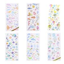  6 Pezzi Adesivi Scrapbook
