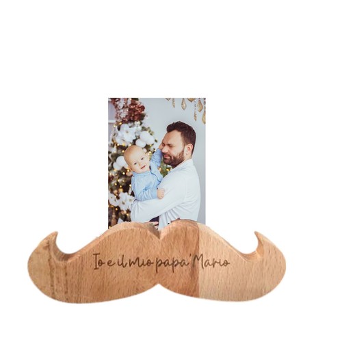 Portafoto forma baffo