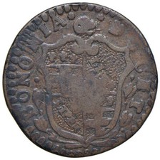 r71_054) BOLOGNA Clemente XI (1700-1721) Mezzo bolognino 1716 - COLPO