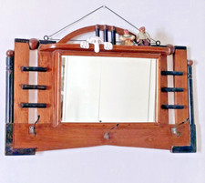 specchio con appendiabiti  produzione Italia anni 50-60 vintage