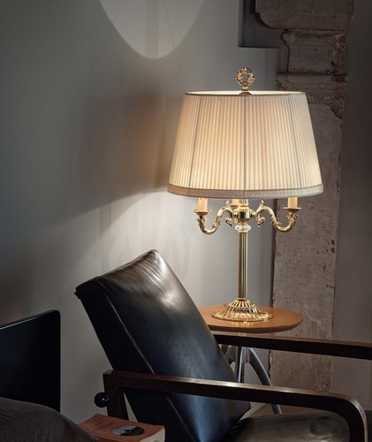 Lume grande ottone e - lume, in