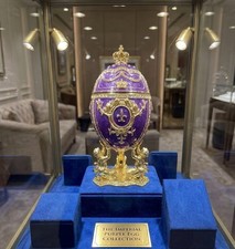 Uovo Faberge replica cristallo