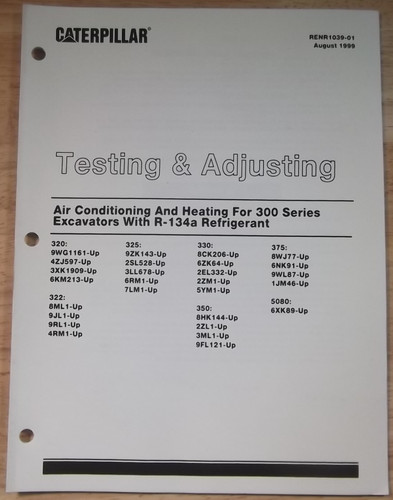 Caterpillar 320 325 - 330, 375