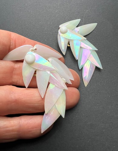 Orecchini clip iridescenti - clip, on