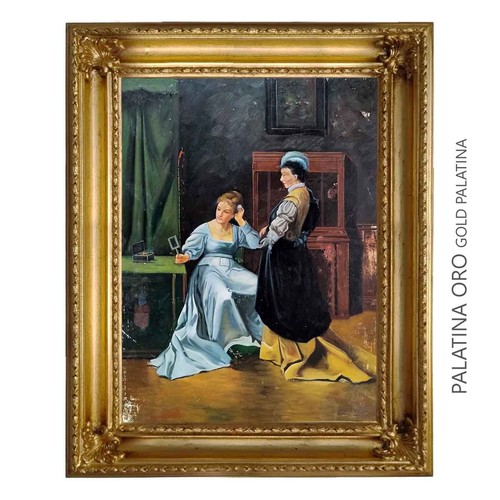 Quadro olio tavola dipinto - su,