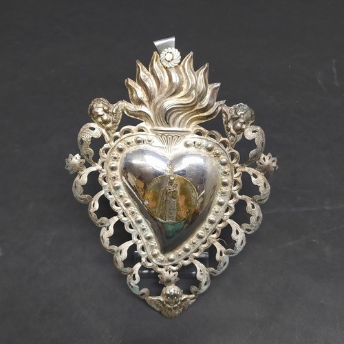 Voto argento 14x20 cm - ex,