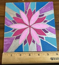 Tela dipinta a mano arte pura