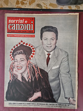 TV SORRISI E CANZONI n 15 1956 Carla Boni Claudio Villa da edicola