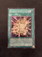 YU GI OH CARTA FUSIONE SOVRACCARICO RARA POTD-IT042 1EDZ COLLEZIONE DECK OLD