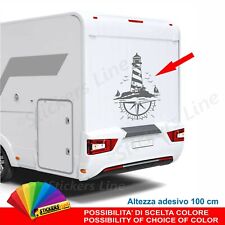 Adesivo per camper Faro Rosa