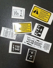 ADESIVI DECALCOMANIE NUMERO 16