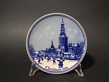 RARO COLLEZIONE PIATTO CERAMICA DELFT NATALE 1976 CHRISTMAS PLATE AMSTERDAM