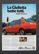 G617-Advertising Pubblicità-1980 - ALFA ROMEO GIULIETTA BATTE TUTTI