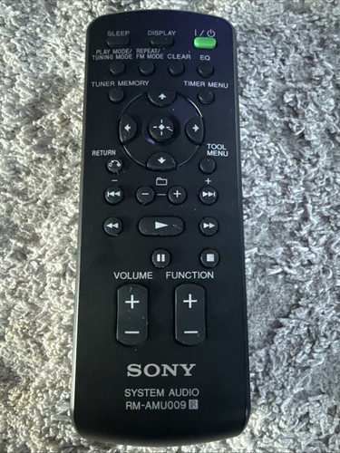Sony amu009 remote control - sony, rm-amu009