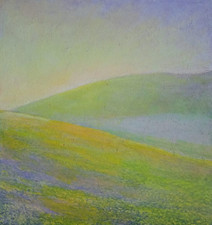 Quadro Olio su Tela Alba sul