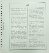 ITALIA 1999 FOGLI MARINI MODELLO KING USATO CON ALMANACCO 9 FOGLI MF63769