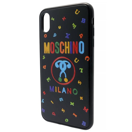 Custodia moschino logo lettera - custodia,