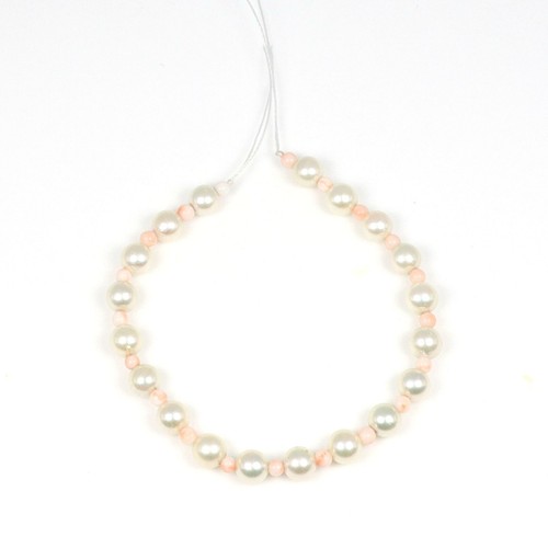 Bracciale perle coralli - bracciale, e