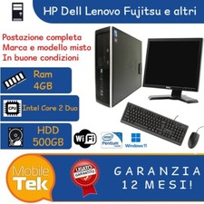POSTAZIONE PC COMPLETA WIFI RICONDIZIONATO RIGENERATO ECONOMICO WIN 11