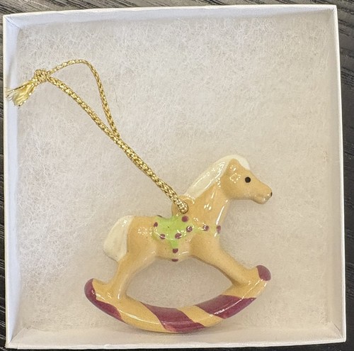 Cavallo dondolo ornamento - cavallo, a