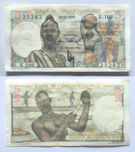 Francs 1949 afrique - francs,