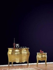 COMO' LEGNO BOMBATO FOGLIA ORO