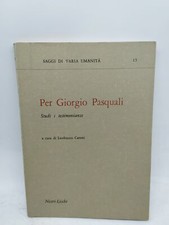 saggi di varia umanita' per