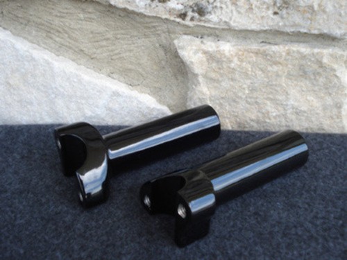 Black forged straight - forged,
