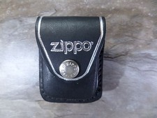 Zippo Genuino Pelle più Leggero Borsa - Black - Nuovo - 010471